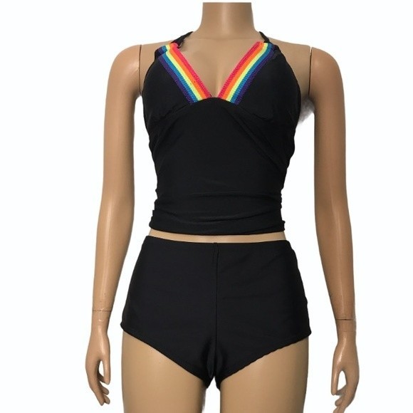 Catalina plus Swim Bottoms Black Mid-rise New with out Tag Size 3X 22W -24W - Picture 4 of 13